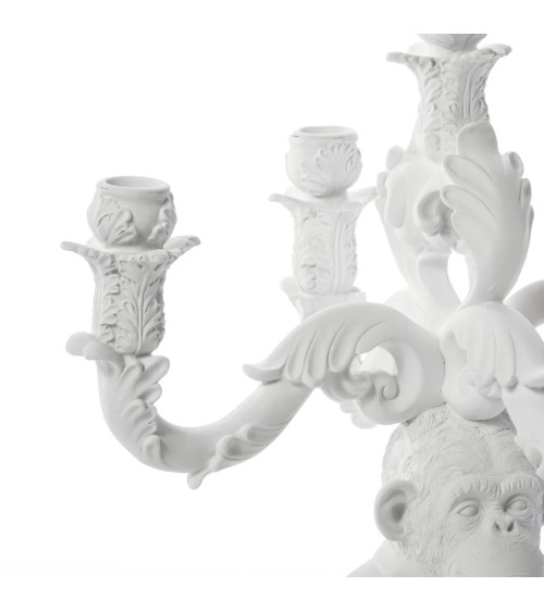 Burlesque Chimp White Seletti | BHOME