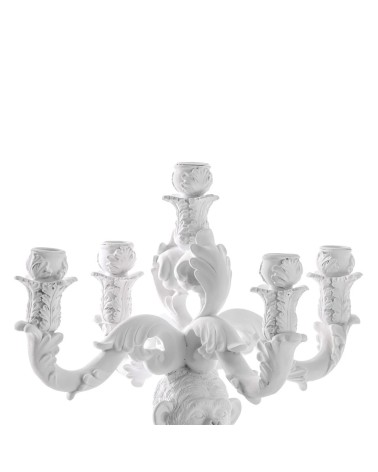 Candelabro Burlesque Chimp Blanco Seletti | BHOME