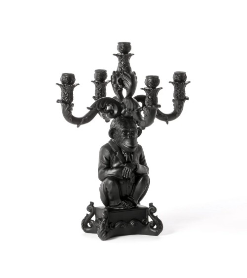 Candelabro Burlesque Chimp Blanco Seletti | BHOME
