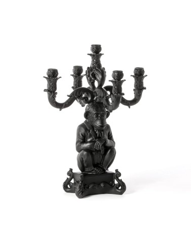 Bougeoir Burlesque Chimp Blanc Seletti | BHOME