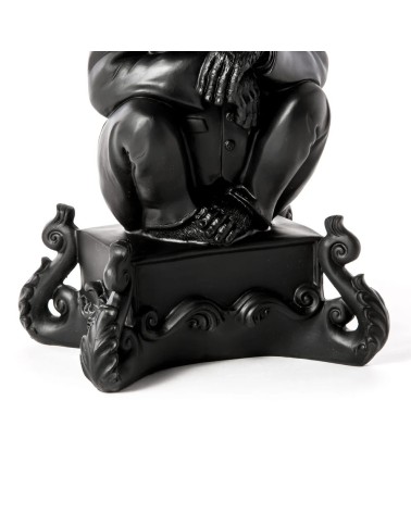 Burlesque Chimp White Seletti | BHOME
