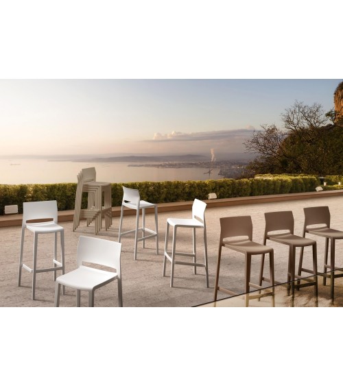 Tabouret Bakhita GABER empilable outdoor | BHOME