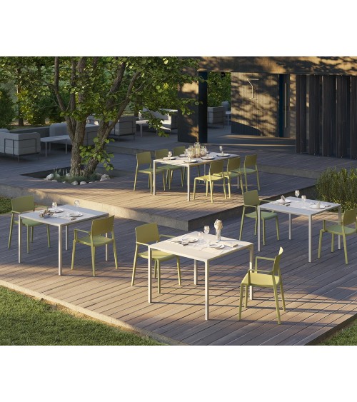 Chaise Lilibet GABER empilable outdoor design | BHOME