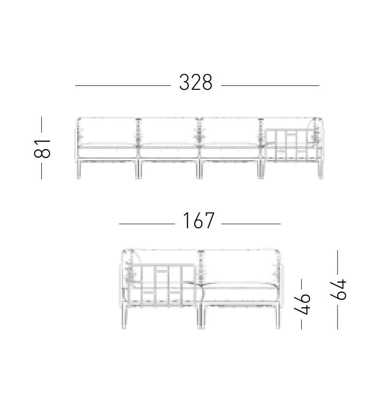 Engels Sofa GABER modular outdoor Design | BHOME