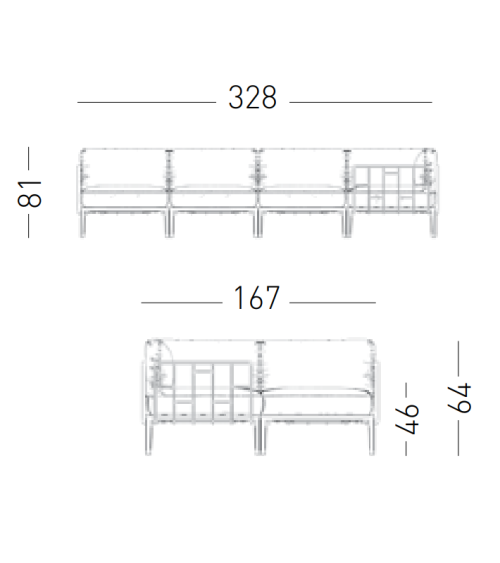 Canapé Engels GABER modulable outdoor | BHOME