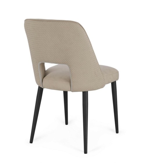 Sedia ROGER BIZZOTTO ecopelle | BHOME by Arredi Barbàra