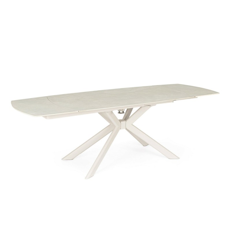 Table extensible Janika BIZZOTTO en grès effet marbre