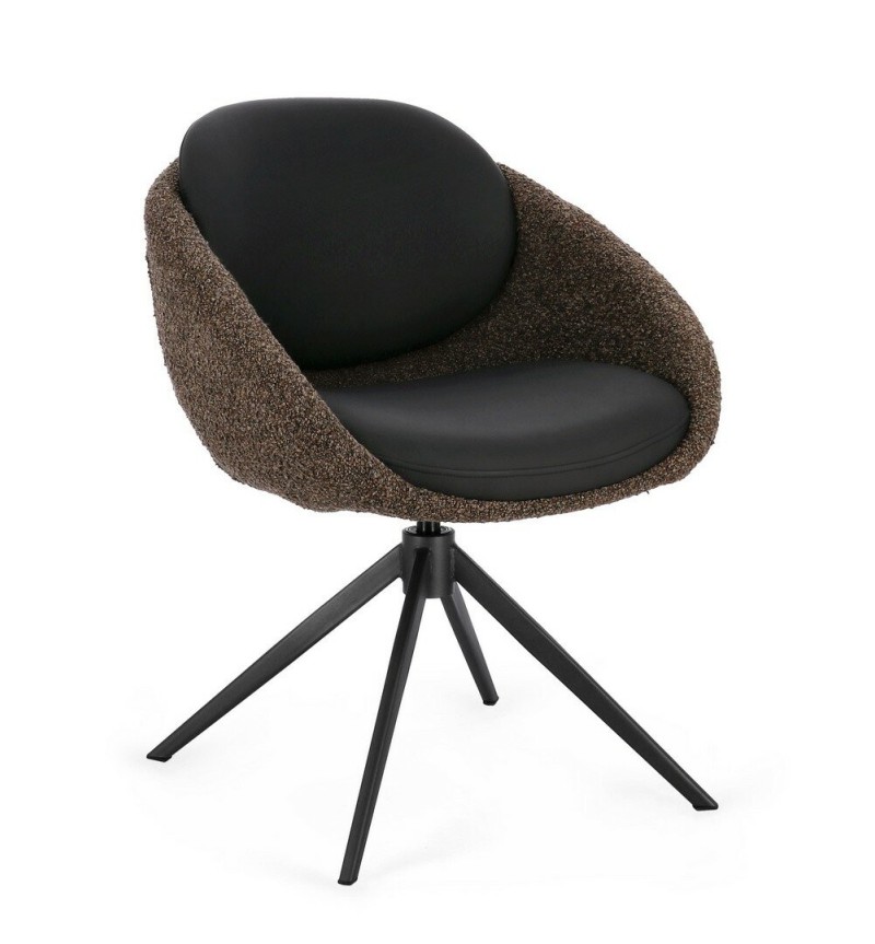 Sedia AVERIK BIZZOTTO bouclé | BHOME by Arredi Barbàra