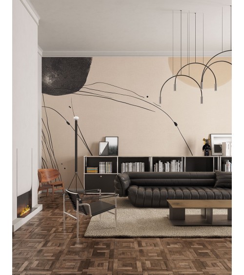 Carta da parati Aurelia INKIOSTRO BIANCO | BHOME