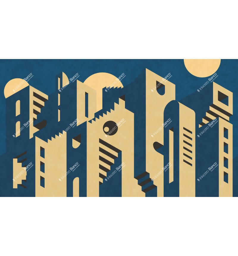 Papier peint Metropolis INKIOSTRO BIANCO | BHOME