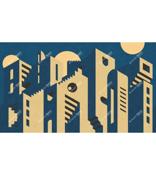 Carta da parati Metropolis INKIOSTRO BIANCO | BHOME