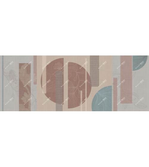 Carta da parati Geometric Dance INKIOSTRO BIANCO | BHOME
