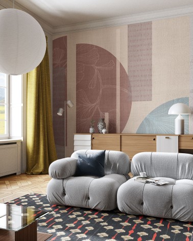 Wallpaper Geometric Dance INKIOSTRO BIANCO | BHOME