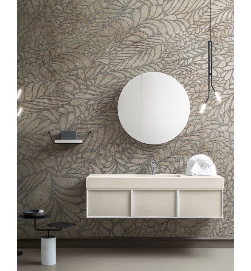 Carta da parati Fossil INKIOSTRO BIANCO | BHOME