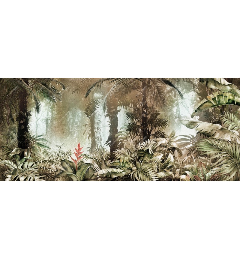 Carta da parati Mowgli INKIOSTRO BIANCO | BHOME