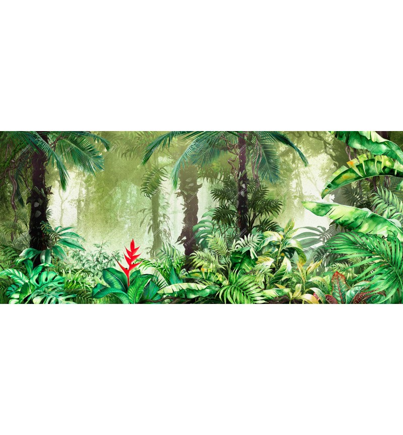 Carta da parati Mowgli INKIOSTRO BIANCO | BHOME