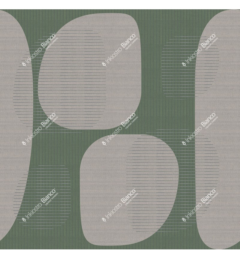 Carta da parati Pebble INKIOSTRO BIANCO | BHOME