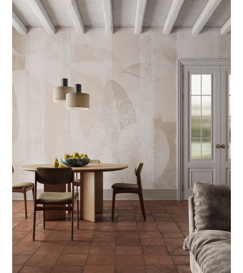 Carta da parati Bright Leaves INKIOSTRO BIANCO | BHOME