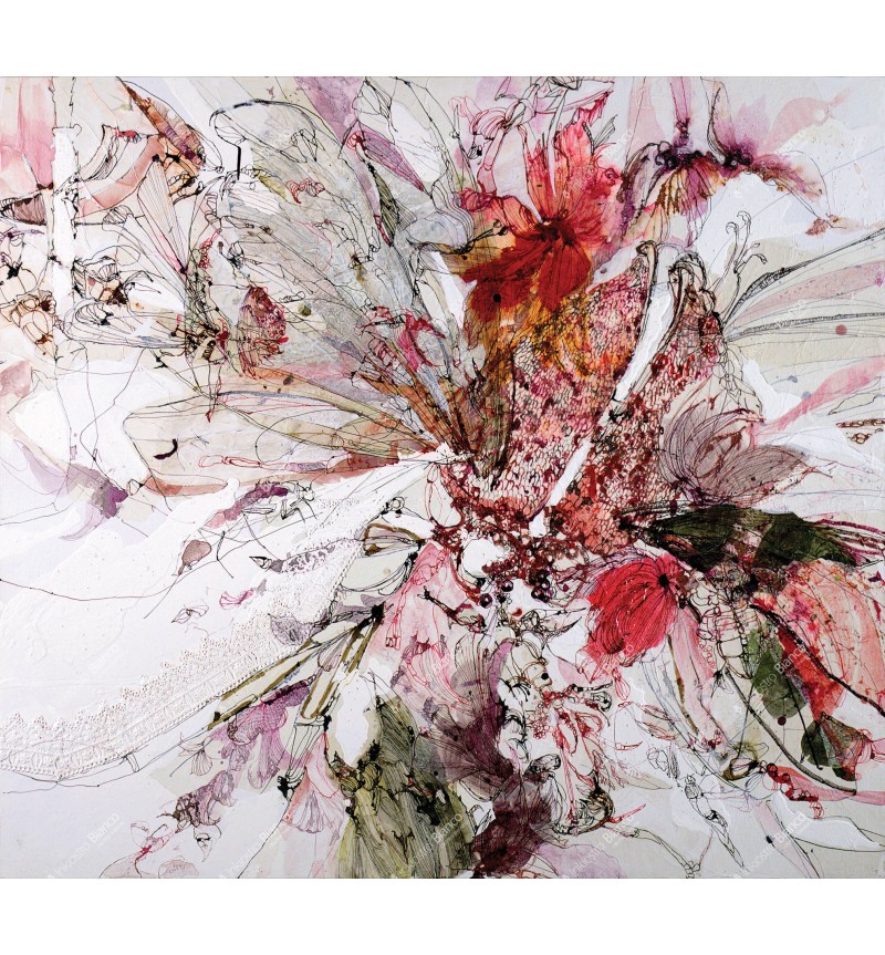Carta da parati Boudoir II INKIOSTRO BIANCO | BHOME