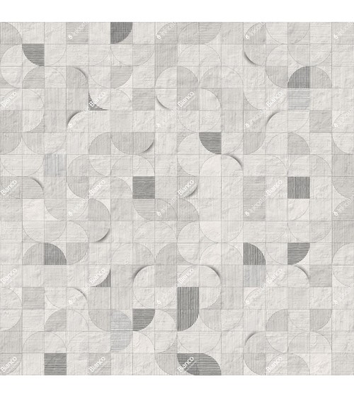 Papel pintado Mosaico lunare INKIOSTRO BIANCO | BHOME