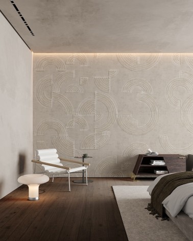 Wallpaper Equilibri grafici INKIOSTRO BIANCO | BHOME
