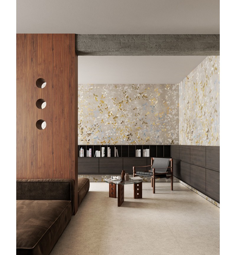 Carta da parati Adiantum INKIOSTRO BIANCO | BHOME