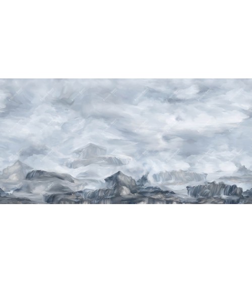 Tapete The Cliffs INKIOSTRO BIANCO | BHOME