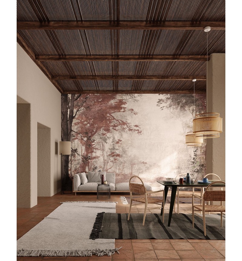 Carta da parati Foresta Umbra INKIOSTRO BIANCO | BHOME