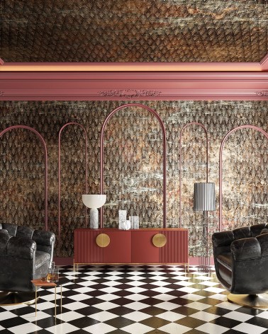Wallpaper Pointed INKIOSTRO BIANCO | BHOME
