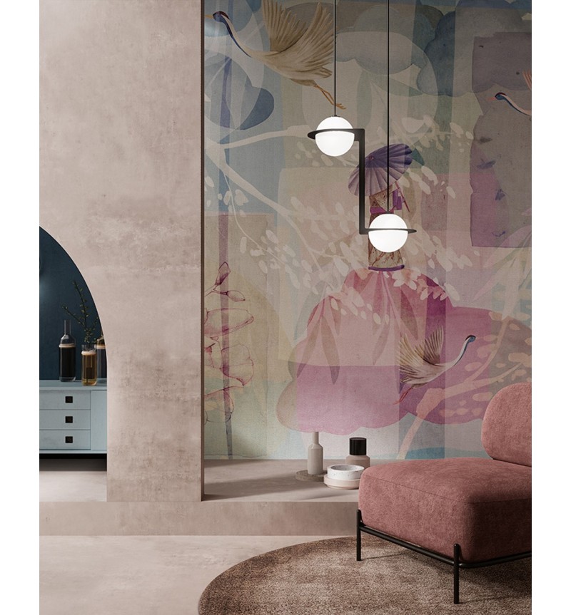 Papel pintado Primavera INKIOSTRO BIANCO | BHOME