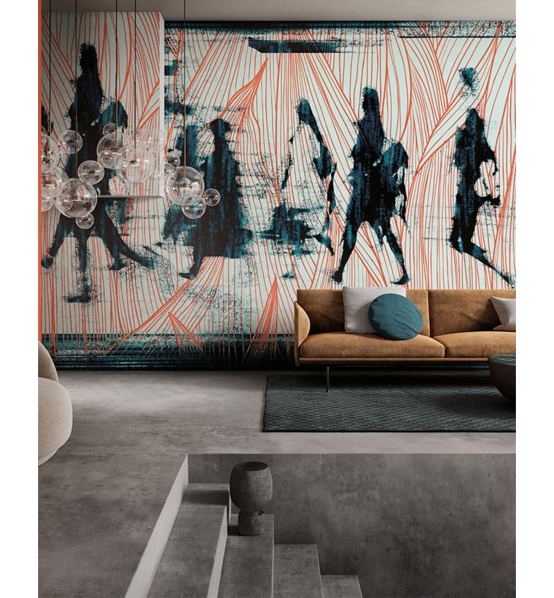 Papier peint Walking INKIOSTRO BIANCO | BHOME