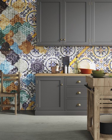 Wallpaper Vietri INKIOSTRO BIANCO | BHOME