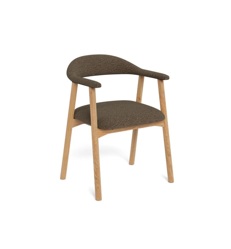 Chaise nordique beige avec accoudoirs – ACT DISTRIBUZIONE