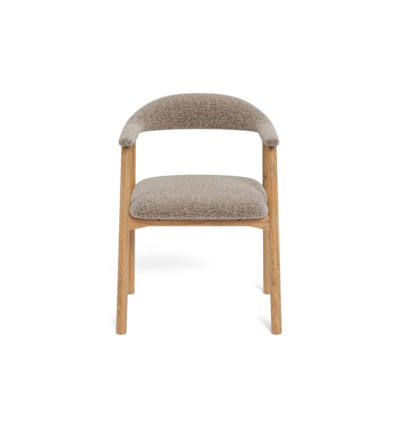 Chaise nordique beige avec accoudoirs – ACT DISTRIBUZIONE