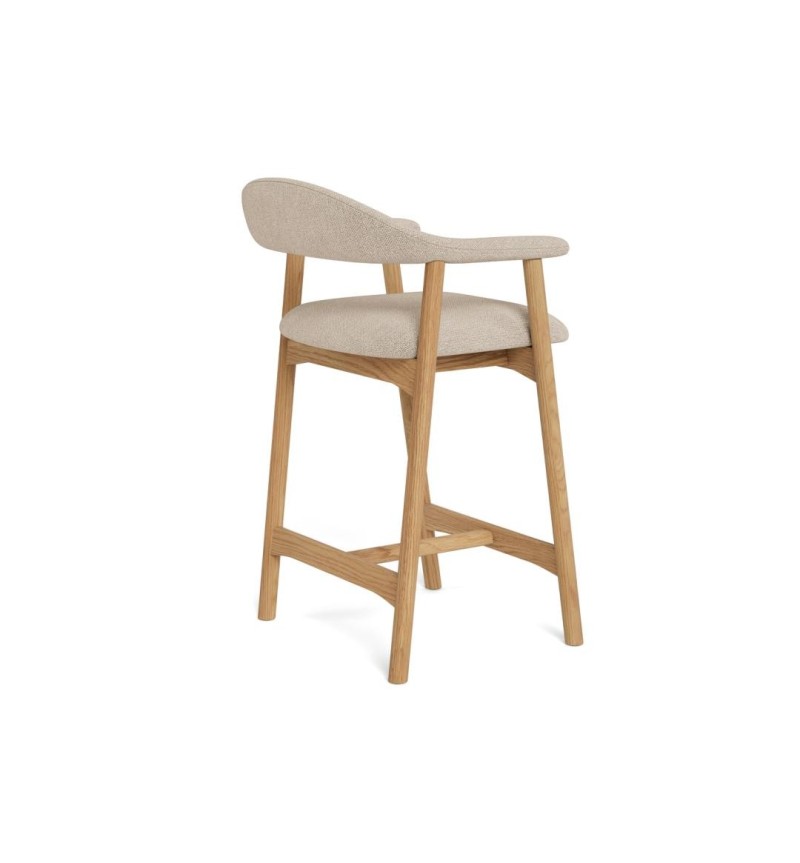 Nordischer Barhocker Addi 91 mit Armlehnen – ACT DISTRIBUZIONE