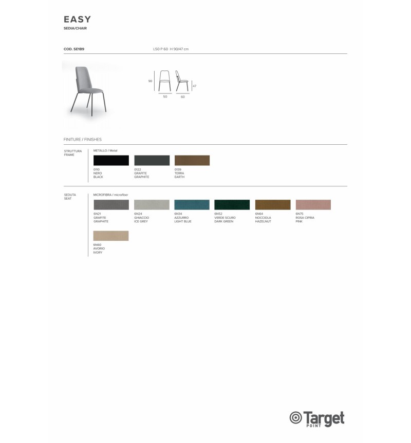 Silla Easy – Target Point | Bhome by Arredi Barbàra