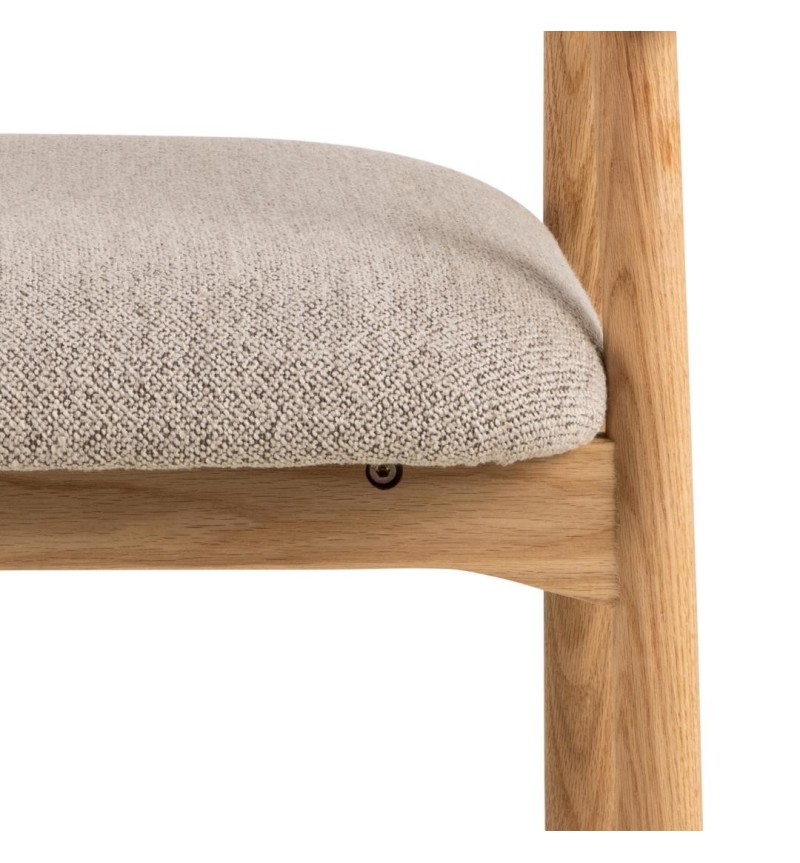 Addi Lounge-Sessel in beige Bouclé – ACT DISTRIBUZIONE