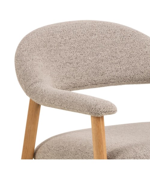 Addi Lounge-Sessel in beige Bouclé – ACT DISTRIBUZIONE