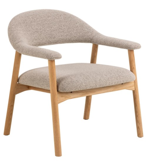 Addi Lounge-Sessel in beige Bouclé – ACT DISTRIBUZIONE