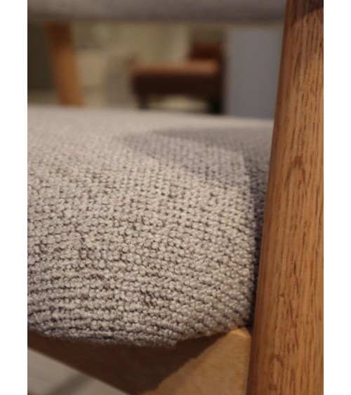 Silla lounge Addi en bouclé beige – ACT DISTRIBUZIONE