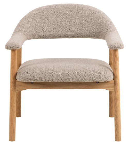 Silla lounge Addi en bouclé beige – ACT DISTRIBUZIONE