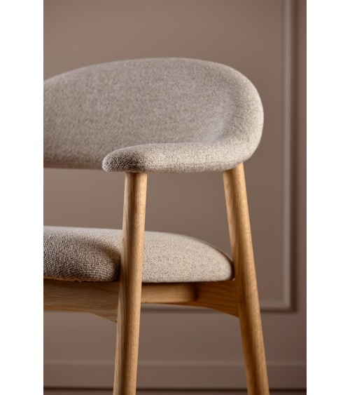 Addi Lounge-Sessel in beige Bouclé – ACT DISTRIBUZIONE