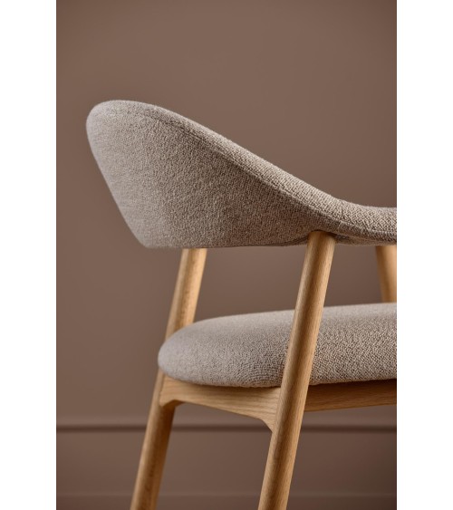 Addi Lounge-Sessel in beige Bouclé – ACT DISTRIBUZIONE