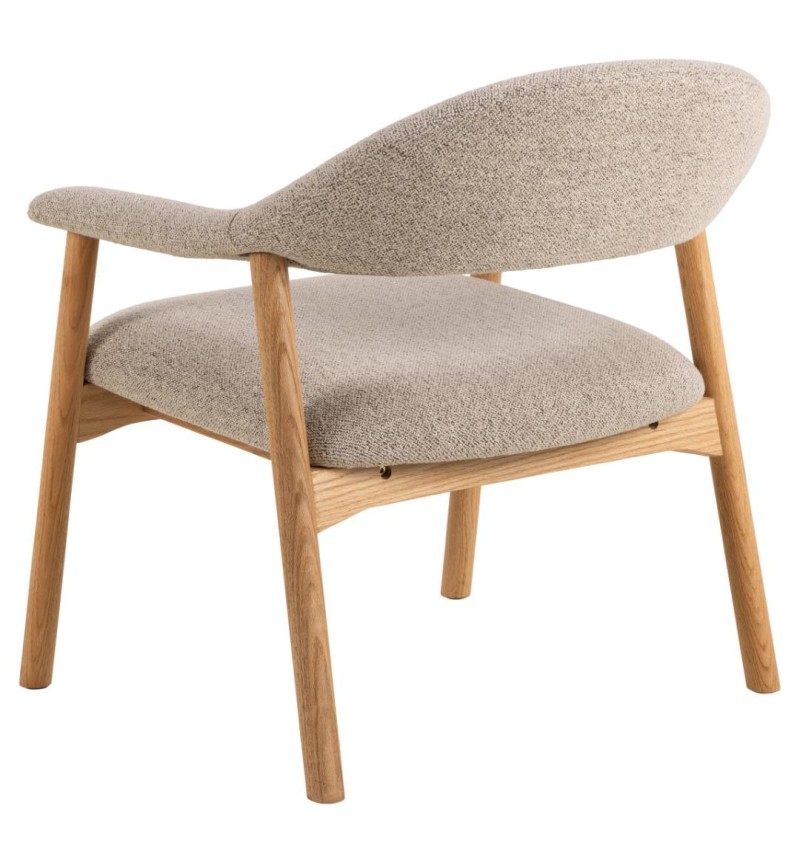 Addi beige bouclé lounge chair – ACT DISTRIBUZIONE