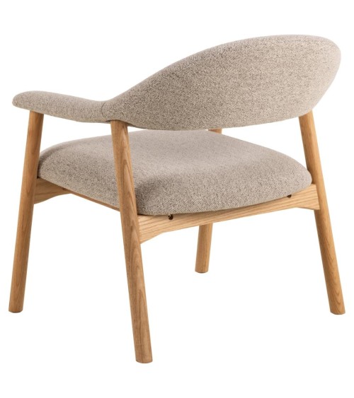 Addi Lounge-Sessel in beige Bouclé – ACT DISTRIBUZIONE