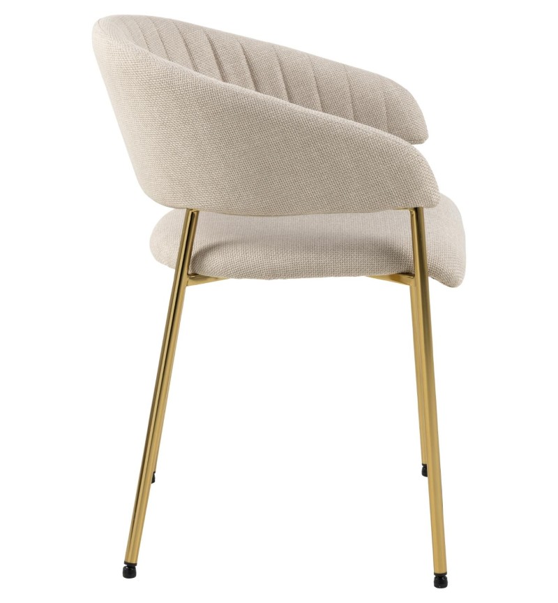 Sedia Ann con braccioli beige – ACT DISTRIBUZIONE