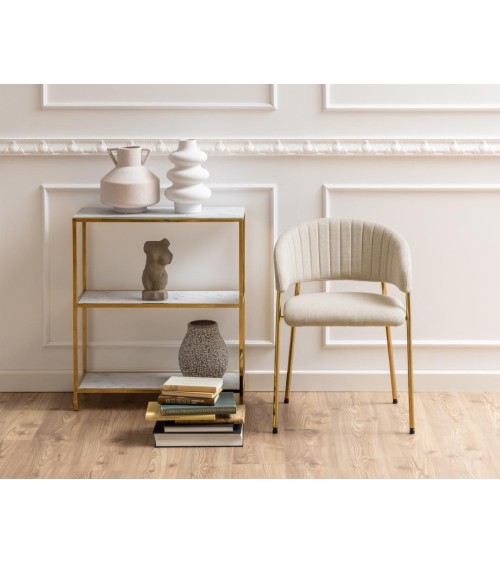 Sedia Ann con braccioli beige – ACT DISTRIBUZIONE