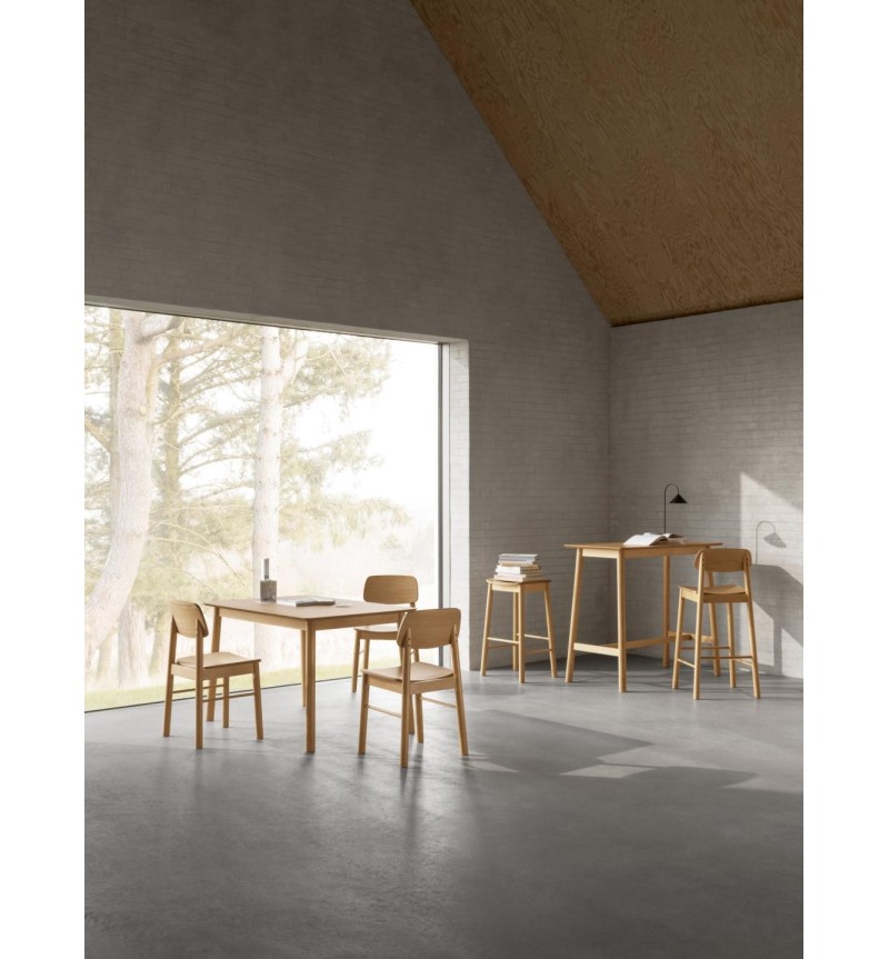 Silla Barlow de roble nórdica – ACT DISTRIBUZIONE