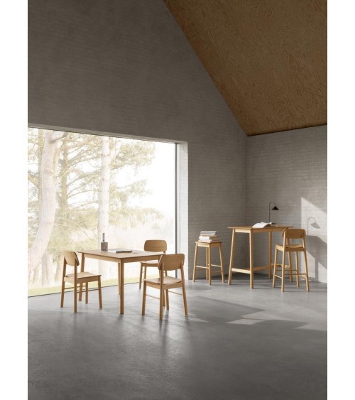 Silla Barlow de roble nórdica – ACT DISTRIBUZIONE