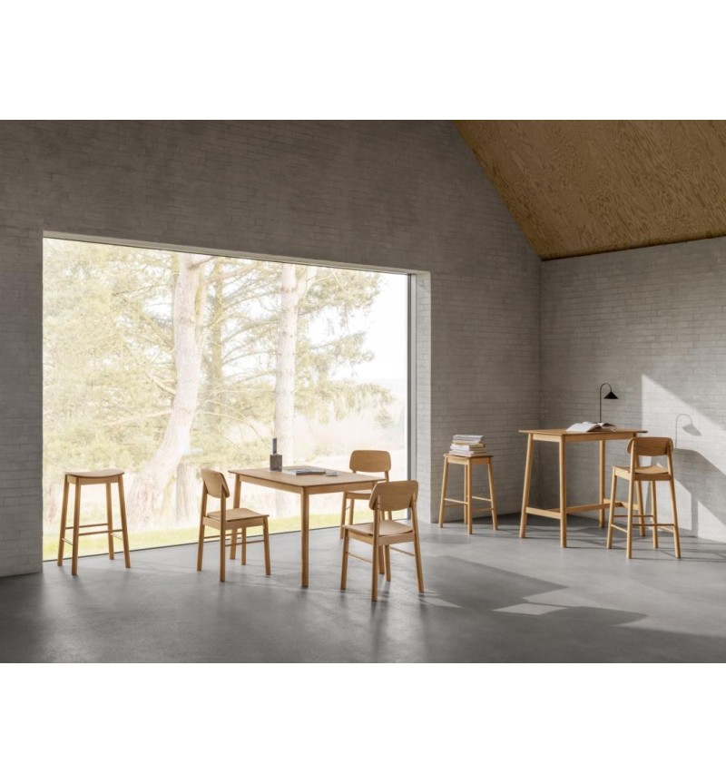 Silla Barlow de roble nórdica – ACT DISTRIBUZIONE